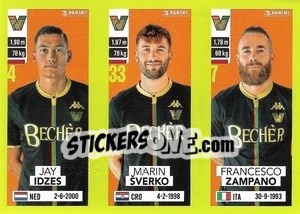 Sticker Jay Idzes / Marin Šverko / Francesco Zampano - Calciatori 2023-2024
 - Panini