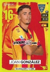 Sticker Joan González - Calciatori 2023-2024
 - Panini