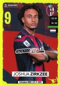 Sticker Joshua Zirkzee - Calciatori 2023-2024
 n. 52 - Panini
