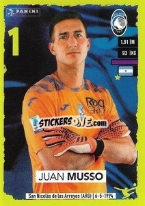 Figurina Juan Musso - Calciatori 2023-2024
 - Panini