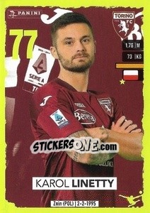 Sticker Karol Linetty - Calciatori 2023-2024
 n. 469 - Panini