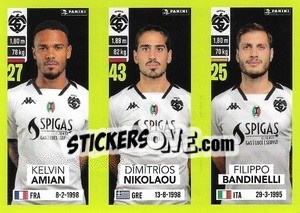 Sticker Kelvin Amian / Dīmītrīos Nikolaou / Filippo Bandinelli - Calciatori 2023-2024
 - Panini