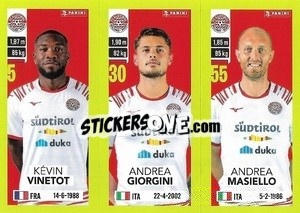 Cromo Kévin Vinetot / Andrea Giorgini / Andrea Masiello - Calciatori 2023-2024
 - Panini