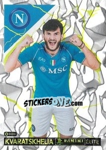 Sticker Khvicha Kvaratskhelia (Elite) - Calciatori 2023-2024
 n. 380 - Panini