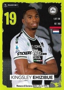 Cromo Kingsley Ehizibue - Calciatori 2023-2024
 - Panini