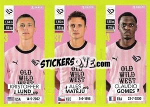 Sticker Kristoffer Lund / Aleš Matějů / Claudio Gomes - Calciatori 2023-2024
 - Panini