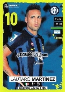 Sticker Lautaro Martínez - Calciatori 2023-2024
 n. 225 - Panini