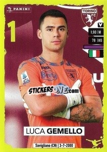 Cromo Luca Gemello - Calciatori 2023-2024
 - Panini