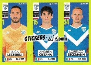 Cromo Luca Lezzerini / Andrea Cistana / Lorenzo Dickmann - Calciatori 2023-2024
 - Panini