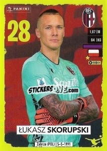 Sticker Łukasz Skorupski - Calciatori 2023-2024
 n. 32 - Panini