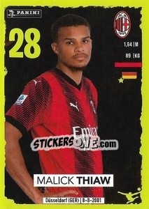 Sticker Malick Thiaw - Calciatori 2023-2024
 n. 314 - Panini