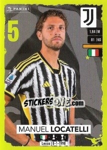 Sticker Manuel Locatelli - Calciatori 2023-2024
 n. 244 - Panini