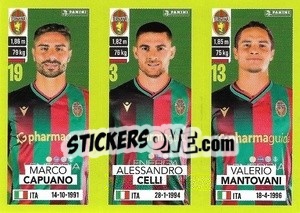 Cromo Marco Capuano / Alessandro Celli / Valerio Mantovani - Calciatori 2023-2024
 - Panini