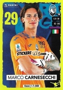 Sticker Marco Carnesecchi - Calciatori 2023-2024
 - Panini