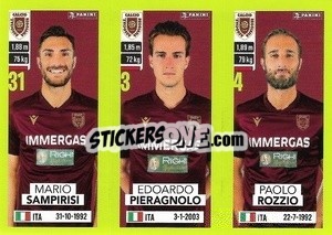 Sticker Mario Sampirisi / Edoardo Pieragnolo / Paolo Rozzio - Calciatori 2023-2024
 - Panini