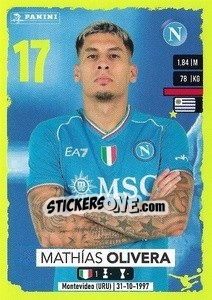 Figurina Mathías Olivera - Calciatori 2023-2024
 - Panini