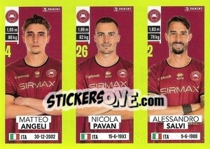 Cromo Matteo Angeli / Nicola Pavan / Alessandro Salvi - Calciatori 2023-2024
 - Panini