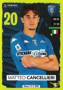 Cromo Matteo Cancellieri - Calciatori 2023-2024
 - Panini