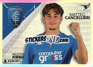 Figurina Matteo Cancellieri (Nuova Firma) - Calciatori 2023-2024
 - Panini