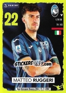 Cromo Matteo Ruggeri - Calciatori 2023-2024
 - Panini