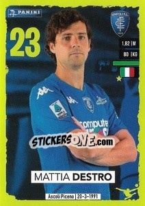 Sticker Mattia Destro - Calciatori 2023-2024
 - Panini
