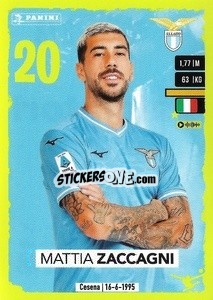 Sticker Mattia Zaccagni - Calciatori 2023-2024
 - Panini