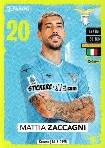 Cromo Mattia Zaccagni - Calciatori 2023-2024
 - Panini