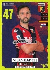 Sticker Milan Badelj - Calciatori 2023-2024
 n. 168 - Panini