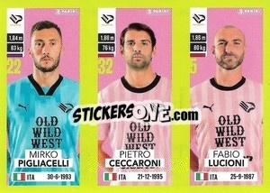 Figurina Mirko Pigliacelli / Pietro Ceccaroni / Fabio Lucioni - Calciatori 2023-2024
 - Panini