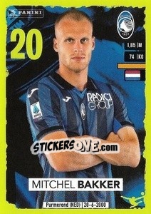 Figurina Mitchel Bakker - Calciatori 2023-2024
 - Panini