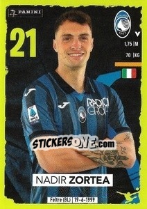 Cromo Nadir Zortea - Calciatori 2023-2024
 - Panini