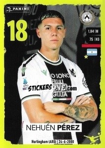 Cromo Nehuén Pérez - Calciatori 2023-2024
 - Panini