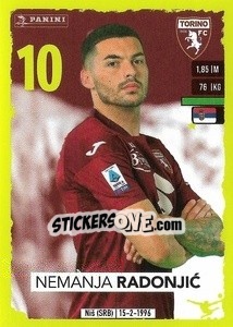 Sticker Nemanja Radonjić - Calciatori 2023-2024
 - Panini