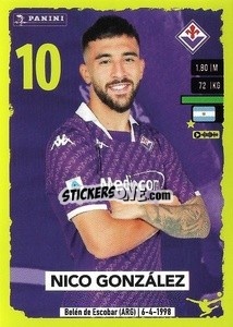 Sticker Nico González