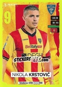 Sticker Nikola Krstović