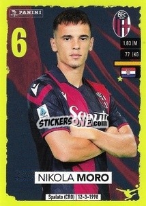 Sticker Nikola Moro - Calciatori 2023-2024
 - Panini