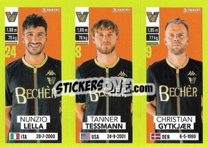 Sticker Nunzio Lella / Tanner Tessmann / Christian Lund Gytkjær - Calciatori 2023-2024
 - Panini