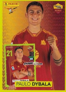 Sticker Paulo Dybala (Roma) - Calciatori 2023-2024
 n. p16 - Panini
