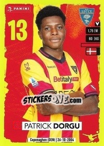 Cromo Patrick Dorgu - Calciatori 2023-2024
 - Panini