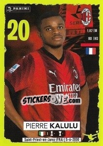 Sticker Pierre Kalulu - Calciatori 2023-2024
 n. 312 - Panini