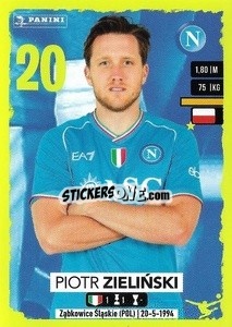 Sticker Piotr Zieliński - Calciatori 2023-2024
 n. 372 - Panini