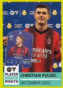Sticker Cristian Pulisic (December 2023) - Calciatori 2023-2024
 n. PM4 - Panini