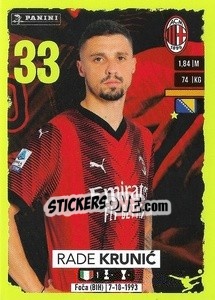 Cromo Rade Krunić - Calciatori 2023-2024
 - Panini