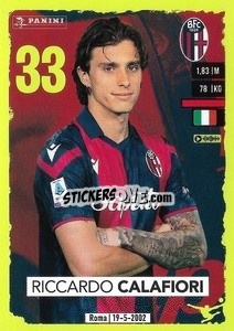 Sticker Riccardo Calafiori - Calciatori 2023-2024
 - Panini