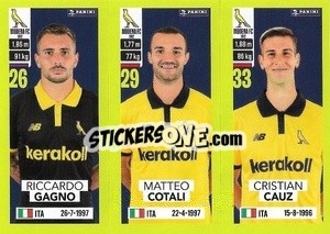 Cromo Riccardo Gagno / Matteo Cotali / Cristian Cauz - Calciatori 2023-2024
 - Panini