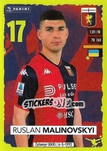 Figurina Ruslan Malinovskyi - Calciatori 2023-2024
 - Panini