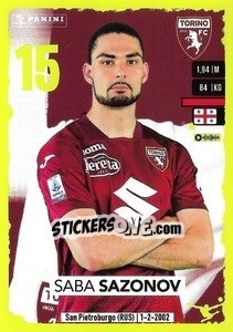 Sticker Saba Sazonov - Calciatori 2023-2024
 - Panini