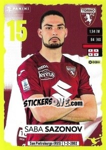 Figurina Saba Sazonov - Calciatori 2023-2024
 - Panini