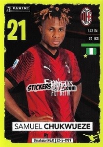 Cromo Samuel Chukwueze - Calciatori 2023-2024
 - Panini