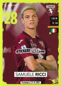 Cromo Samuele Ricci - Calciatori 2023-2024
 - Panini